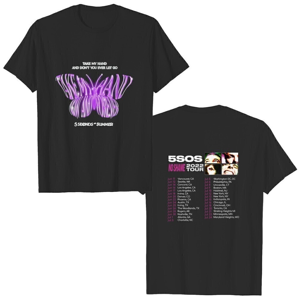 5SOS No Shame 2022 Tour Band Fan Gift T-Shirt